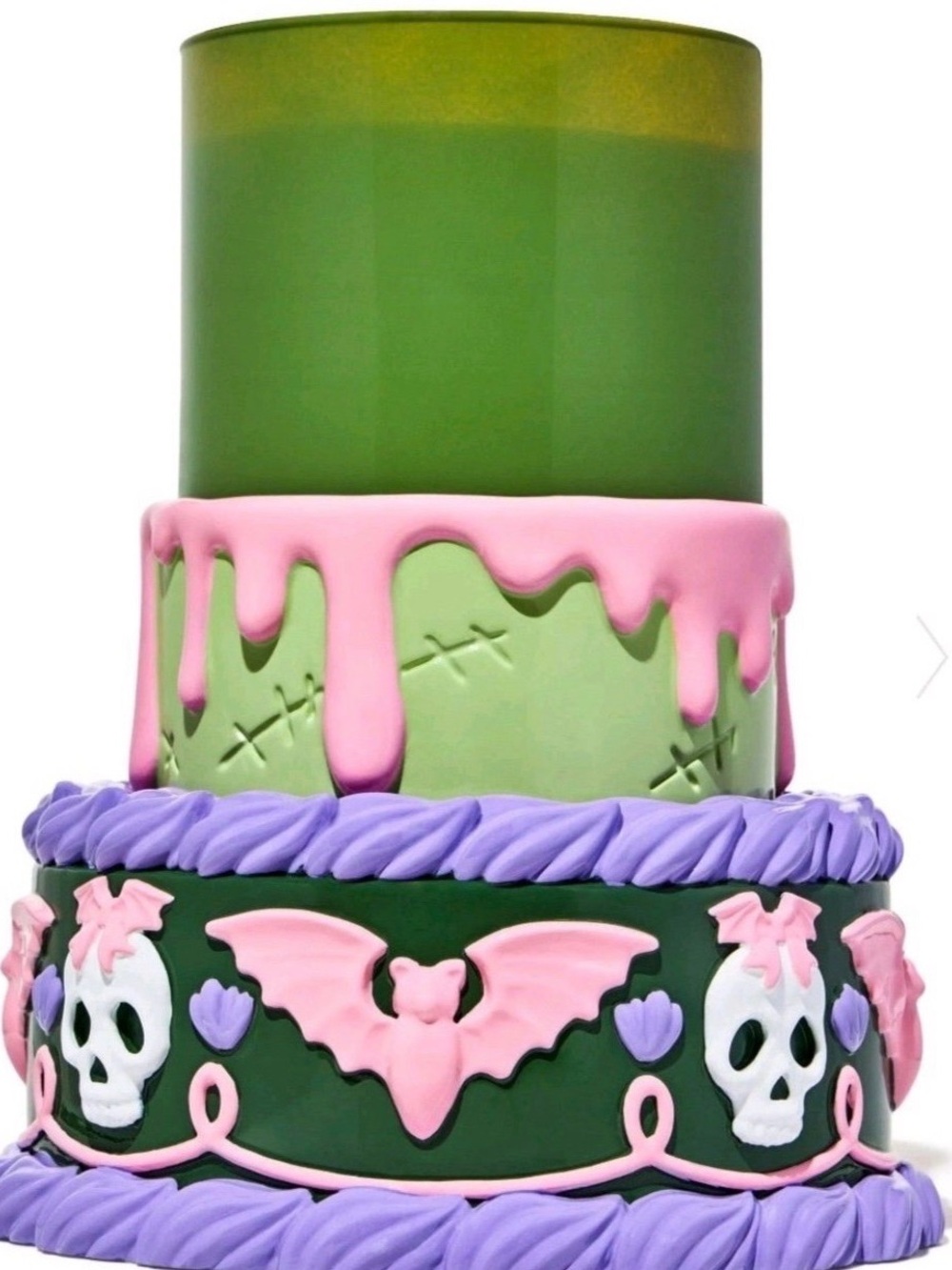 Bath & Body Works Green, Pink & Purple Halloween Cake Topper Set